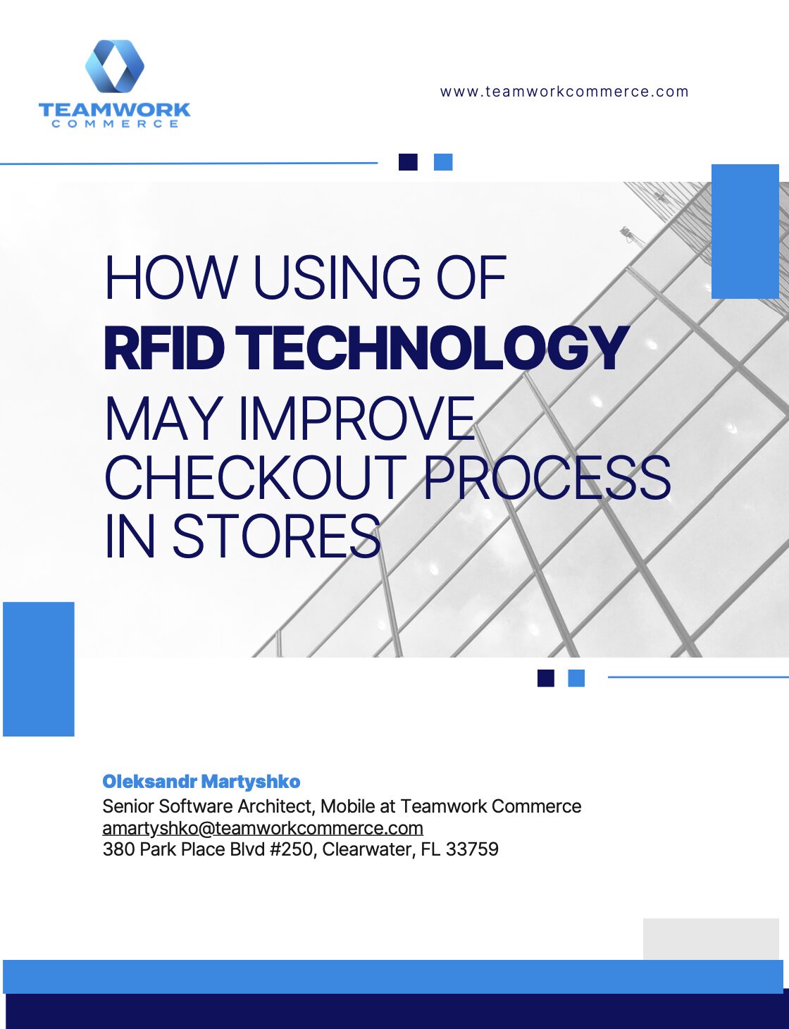 How using of RFID technology may improve checkout process in stores COVER